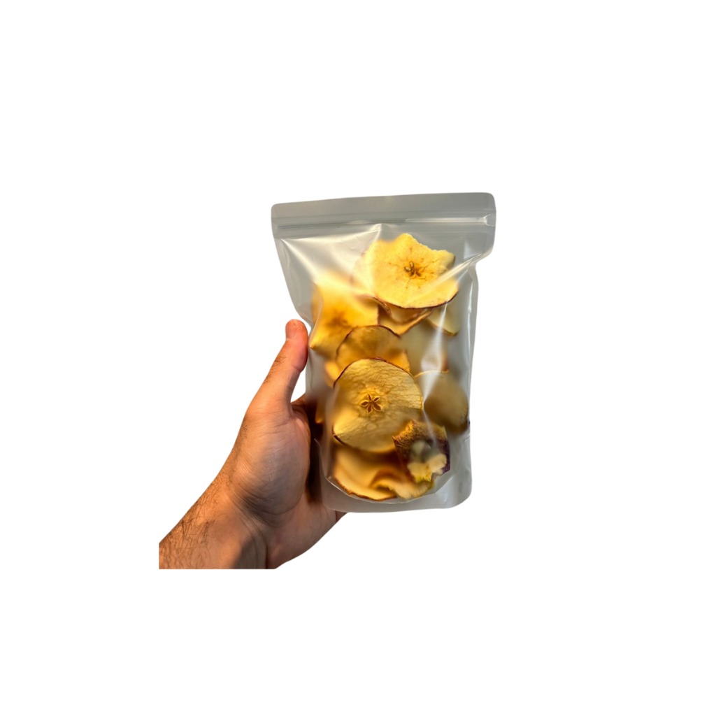package of dried apple slices
