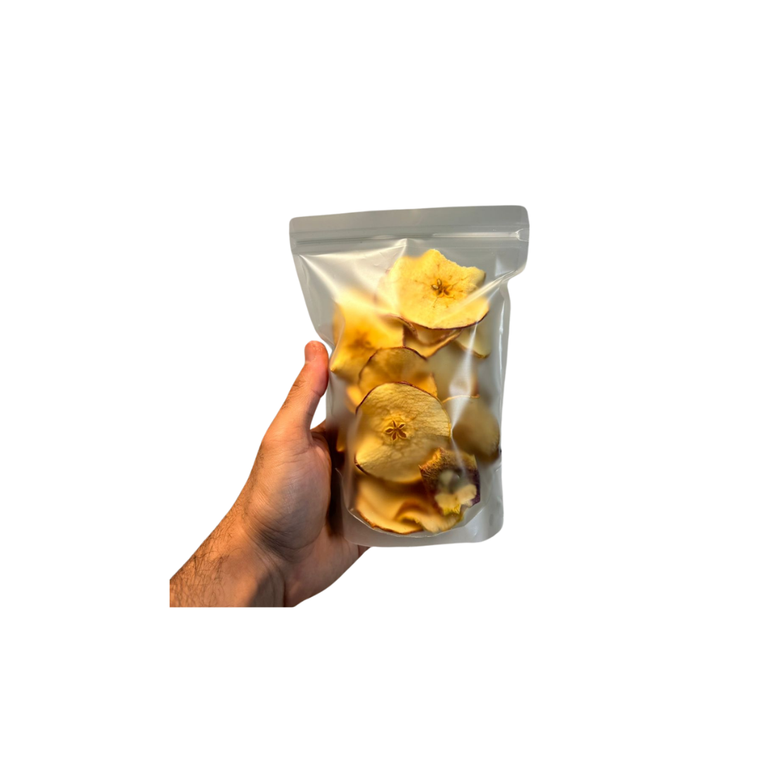 package of dried apple slices