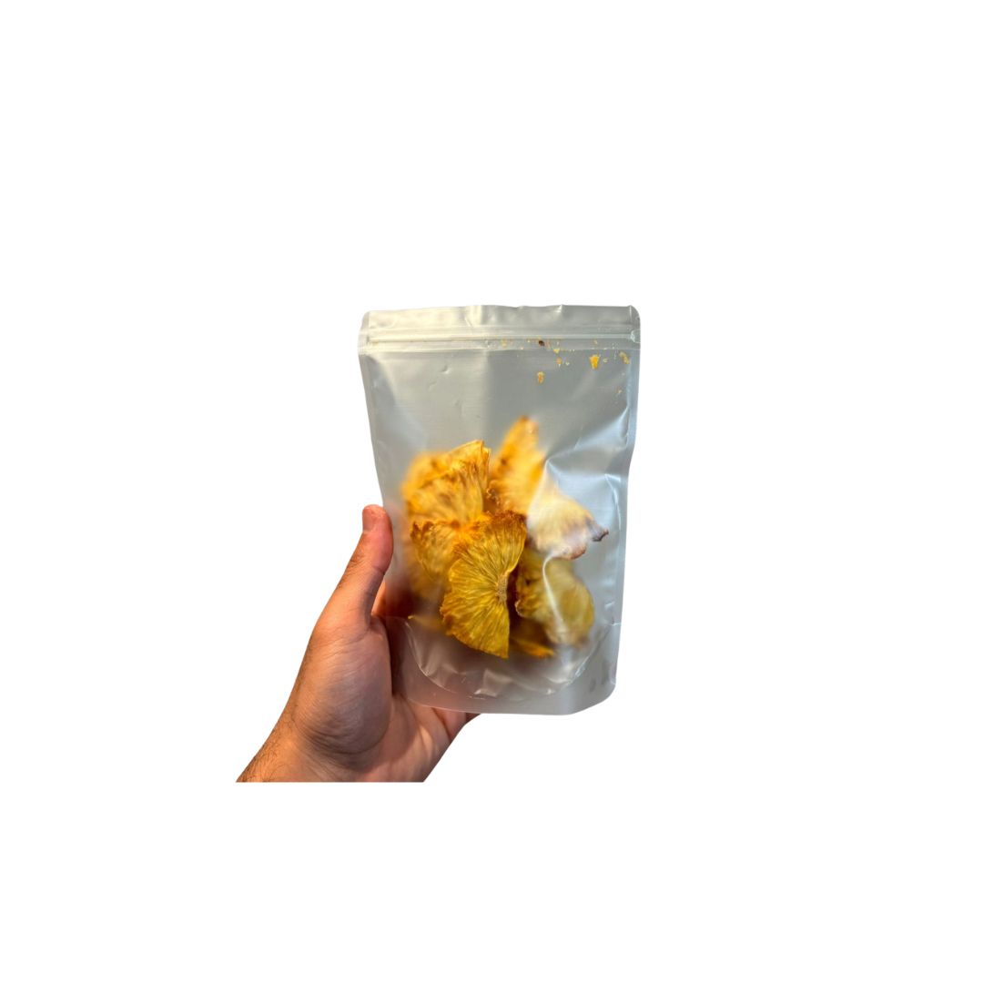 package of dried pineapple