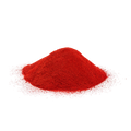 Pile of red powder on a white background
